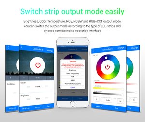 WiFi 5 in 1 LED şerit kontrol RGBW RGB CCT işık ALEXA sesli telefon APP kontrolü - Product Image 3