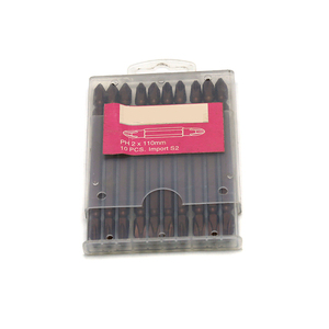 Profesyonel PH2X110mm el aracı 10 adet S2 tornavida Bit Set - Product Image 5