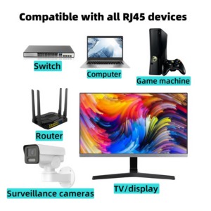 10Gbps kedi 6 PVC RJ45 Ethernet kablosu ağ bakır PC ve Internet IT iletişim kabloları için veri yama kabloları - Product Image 3