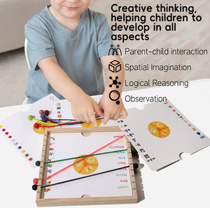 Rope Untying Children's <strong>Toy</strong>: Concentration Training, Logical Thinking, Puzzle-solving Table Game - Product Image 4