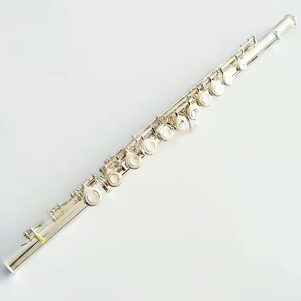 17-Hole Silver-Plated Flute Closed Holes