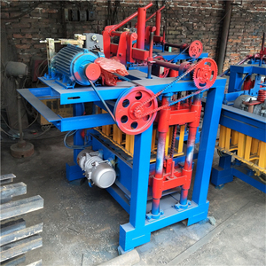 Máquina semiautomática de fabricación de ladrillos por vibración para construcción y planta de fabricación Corte manual para ladrillos de hormigón - Product Image 3