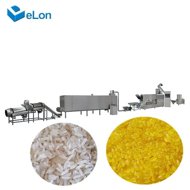Fortified rice nutritional rice processing line price nutrition fortified rice making machine manufacturer for sell