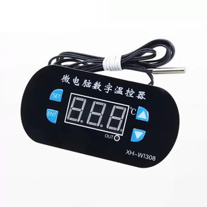 Controlador de temperatura con pantalla Digital LED dual ajustable, interruptor de termostato, Sensor de calor frío, rojo, 2 unidades - Product Image 1
