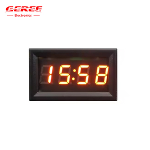 DC5V/9V/12V Digitaluhr Großes Display Elektronische Uhr für leuchtendes Armaturen brett Motorrad YB27T LED-Anzeige Digitaler Timer - Product Image 4
