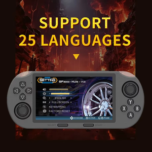 SF3000 R43PRO คอนโซลเกม PSP แบบแบนใหม่สำหรับ2025คอนโซลเกมแบบพกพาเปลี่ยนหน้าจอเกม20000เกมของขวัญสำหรับเด็ก - Product Image 3