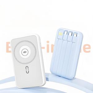 10000mAh tel manyetik şarj bankası ile birlikte gelir