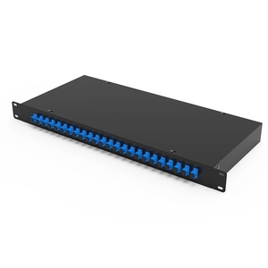 24 port ODF SC/UPC Fiber optik ara bağlantı paneli FC konektörü 1U yükseklik 24 çekirdek ağ Pigtails ile geliyor - Product Image 1