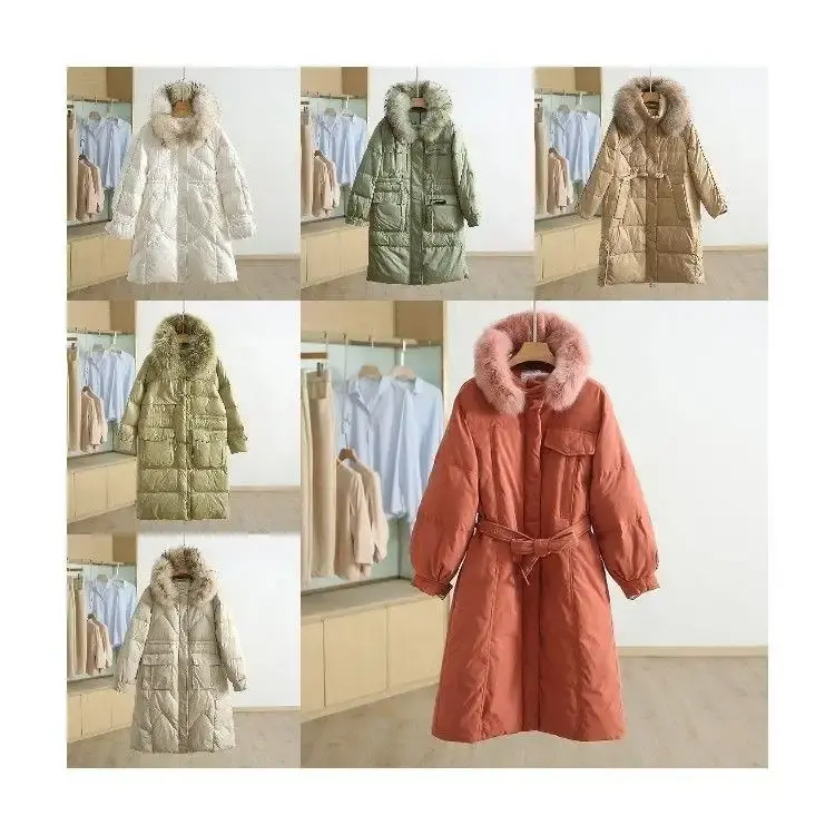 JANVENY-Chaqueta Acolchada de Burbujas para Mujer, Abrigo Corto Informal de Manga Larga, de Plumón de Pato Blanco 2023, Parka Holgada de Plumas, de Invierno Novedad, 90%