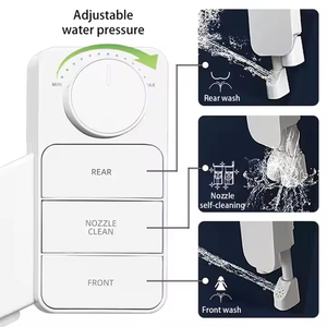 ABS新デザインキーボタンノズル自己洗浄式スマートビデトイレアタッチメント非電気取り外し可能トイレ用 - Product Image 4