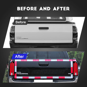 HCMOTIONZ LED montaj 2005-2015 Toyota DRL DRL sıralı animasyon için park lambaları yeni durum arka lambalar