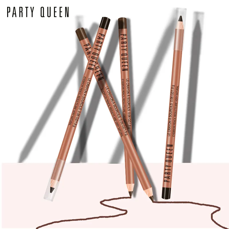 सस्ते थोक के लिए सबसे अच्छा रंग लकड़ी पेंसिल कॉस्मेटिक स्थायी शाकाहारी भौं पेंसिल महिला