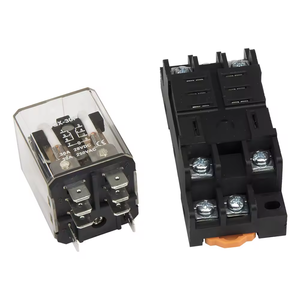 JQX-30F 30A電磁リレーソケットベース付きDPDTハイパワーリレーJQX-30F-2Z AC 220V 110V DC 24V 12V - Product Image 6