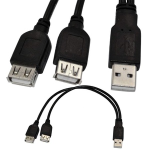 Ücretsiz örnek hızlı kargo özel mikro USB çift USB şarj 2 yönlü Y Splitter kablo veri kabloları - Product Image 4