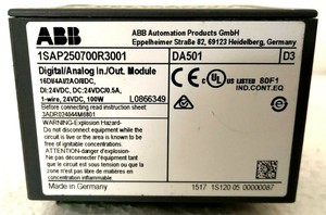 E originale Plc 1 sap250700r3001 DA501 digitalanalogico modulo di InputOutput KBA L0866349 PLC Controller di programmazione - Product Image 2