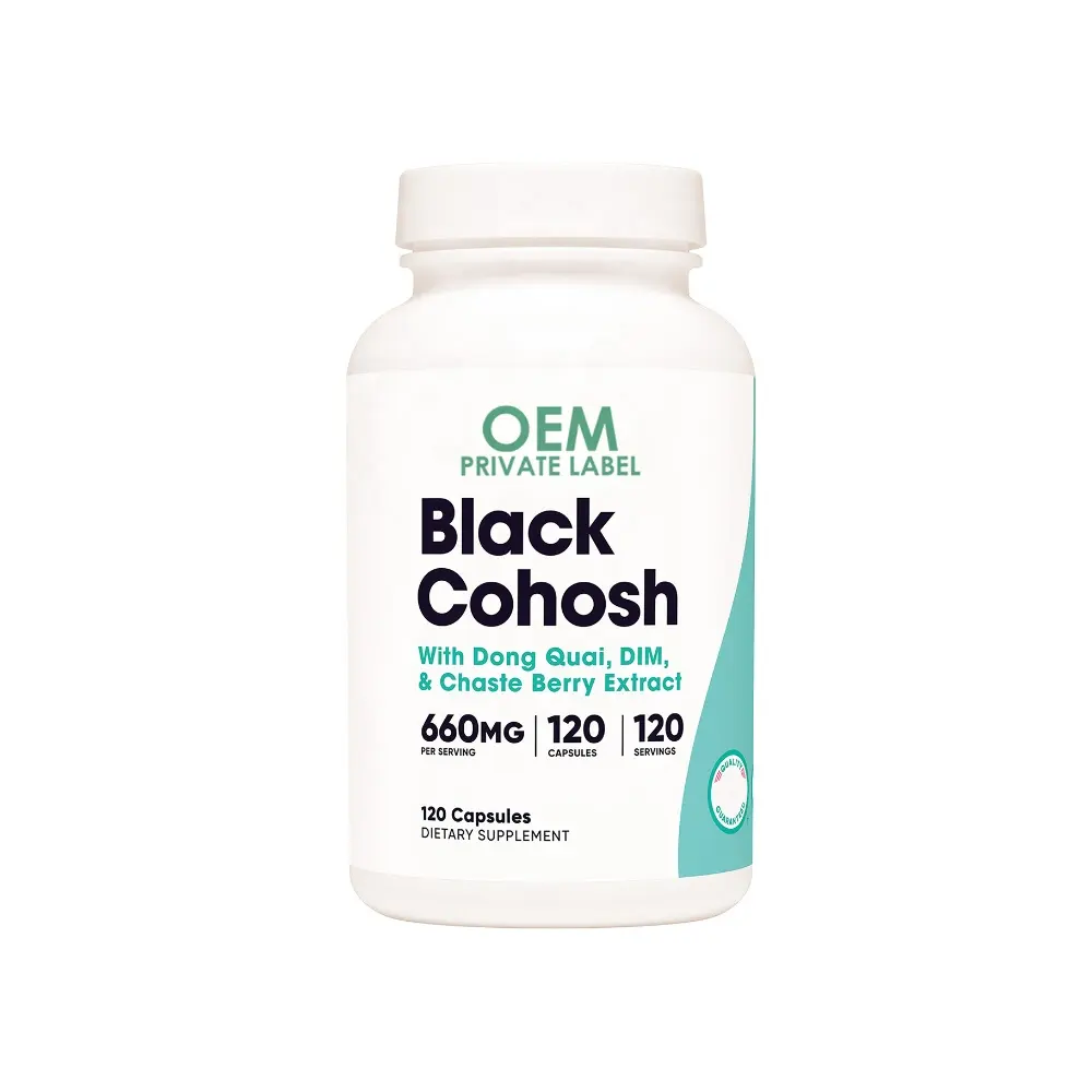 Supplement Black Cohosh Root Black Cohosh for Women with Don Quai DIM Capsules Support for Women's Health