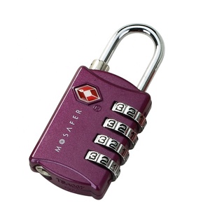 TSA uyumlu seyahat bagaj kilidi kolay okuma çevirir TSA kilit 4-dial şifreli kilit - Product Image 1