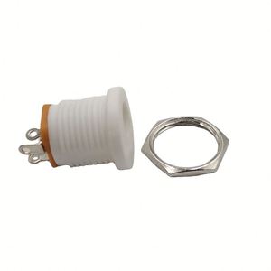 DC022 2 Pin Female White <strong>Socket</strong> Plug Connector DC 5.5 2.1 Connector 2.1 X 5.5mm <strong>Socket</strong> DC 5.5mm X 2.1mm Dc-022b DC Power <strong>Socket</strong> - Product Image 4
