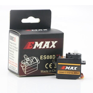 RCヘリコプター飛行機RCクワッドコプター用EMAXES08DIIプラスチックデジタルマイクロサーボ - Product Image 1