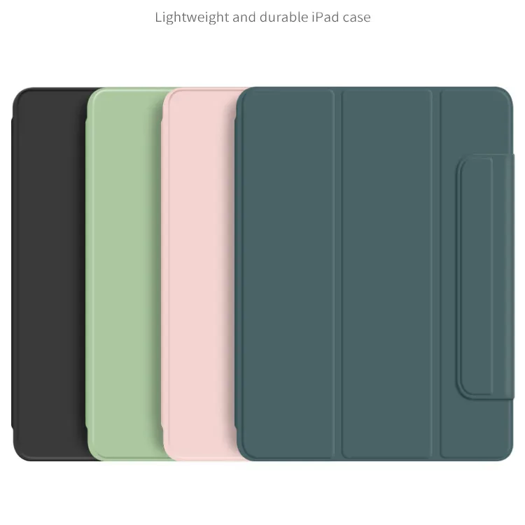 Untuk iPad Pro 12.9 Inci Tablet Kasus Pu PC Hard Pelindung Flip Folio Case Penutup dengan Tempat Pensil