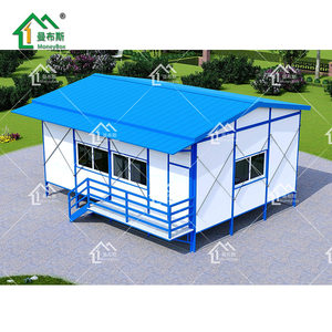 Aus gezeichnetes Angebot Stahl konstruktion rahmen Holz vorgefertigt 2 Schlafzimmer Modular K Haus für Personal Unterkunft Camp