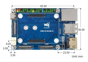 Scheda CM4-IO-BASE-B CM4-IO-BASE-A Raspberry Pi CM4 IO - Product Image 6