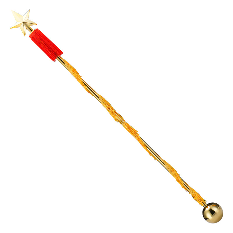 Bastón de conductores dorado de 13m.