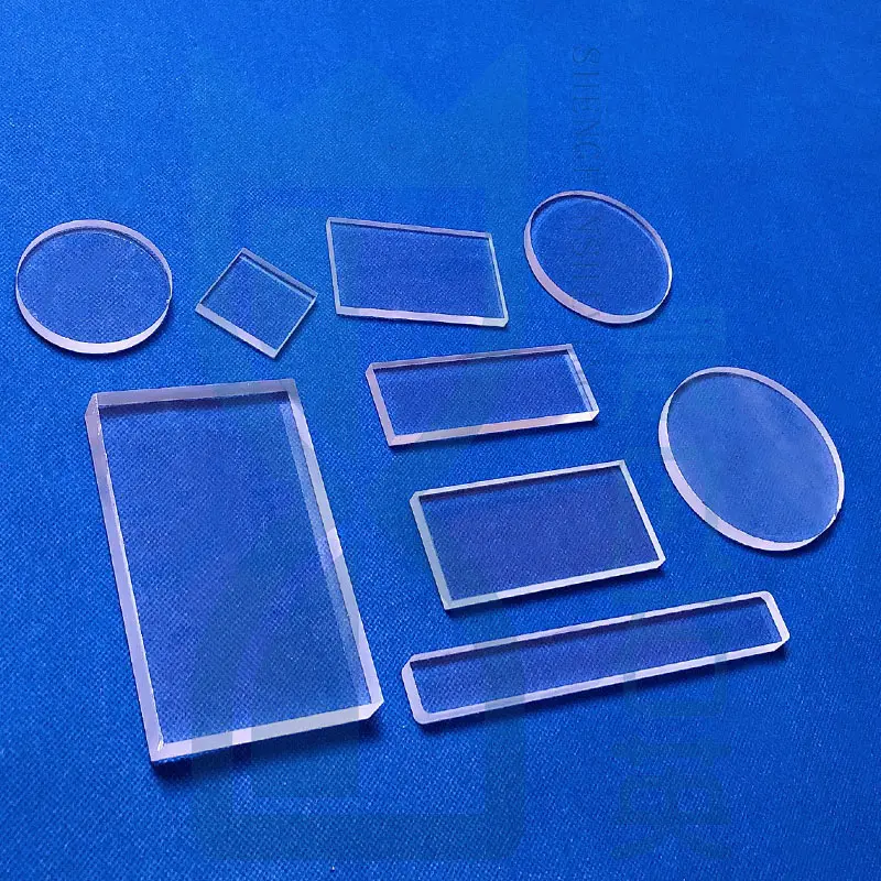 Quartz Plate With Hole Factory price Customized Size and Style Quartz Glass Plates