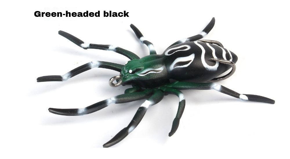Tête verte noire