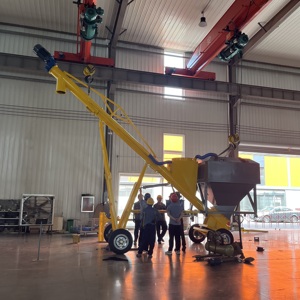 Equipo de descarga de cemento grava agregada Sistema de carga de camiones a granel Alimentador de transportador de tornillo móvil - Product Image 3