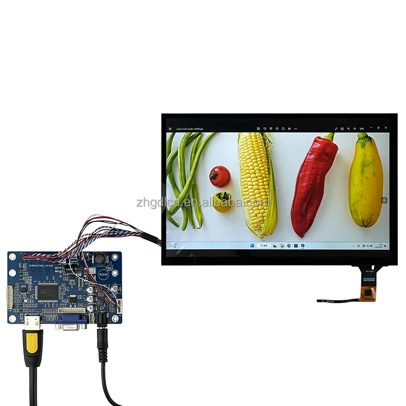 Lcd touch תצוגה ערכות lvds ממשק 10.1 אינץ 1280x800 wxga ספקס תעשייתי שפתיים tft עם מסך מגע קיבולי