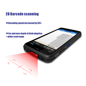 5.6inch Handheld <strong>PDA</strong> Terminal <strong>Android</strong> 2D <strong>QR</strong> <strong>Code</strong> Barcode <strong>Scanner</strong> Wifi 4G Portable Data Collector PDAs Device with Handle