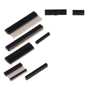 Single Row 1*<strong>40Pin</strong> 2.54mm Female Round Pin <strong>Header</strong> for PCB Applications with 40P Pins - Product Image 3