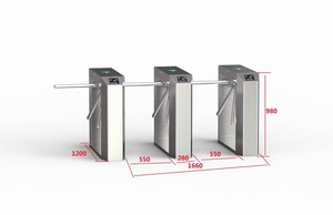 Sicherheits arm Stativ drehkreuz mit automatischer Zugangs kontrolle für Event und Fitness studio - Product Image 6