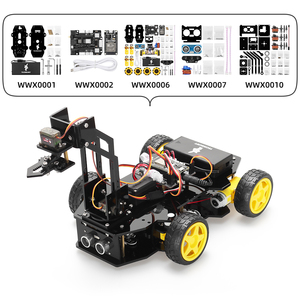 Tscinbuny combinazione casuale Kit Ackerman ruota ESP32 WROOM32 scheda di sviluppo braccio robotico funzioni strumento Kit per Arduino - Product Image 1