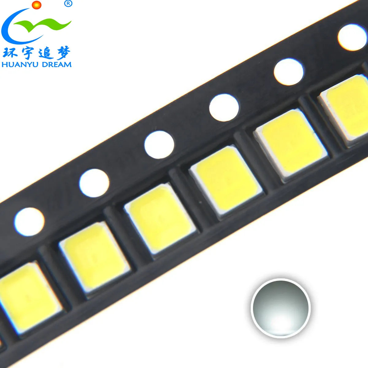 Tegangan Tinggi Putih Murni 1W 6V 9V 18V 36V 60mA SMD LED 2835 Chip Sanan LED SMD 2835