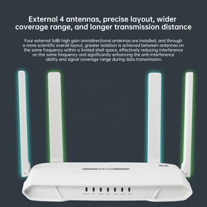 EDUP nâng cấp wifi6 wifi5 ax1800 băng tần kép không dây lưới openwrt Wifi <span class=keywords><strong>router</strong></span>-lý tưởng cho nhà thông minh văn phòng Kết nối Wifi - Product Image 5
