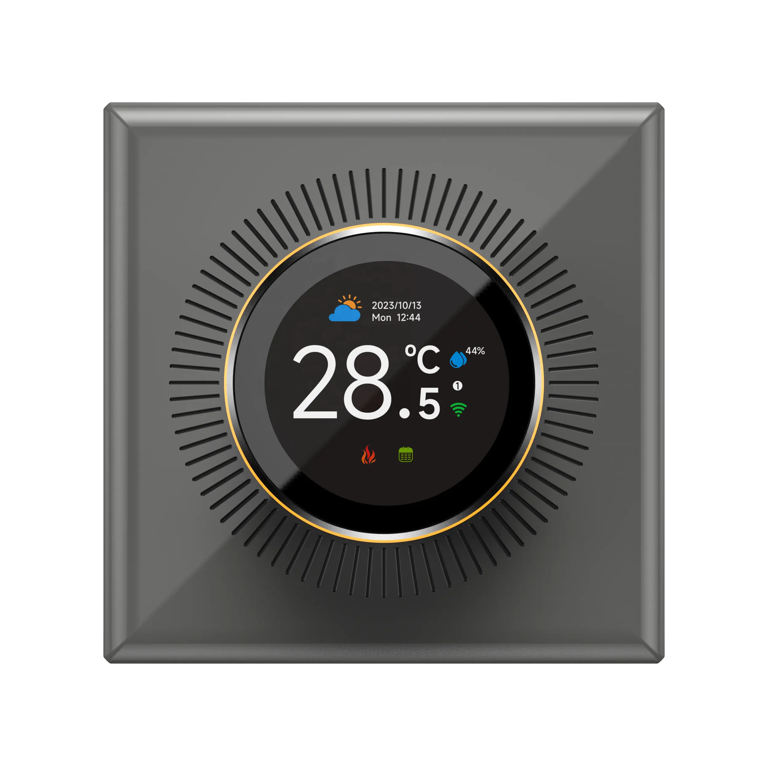 Controlador de temperatura ambiente Tuya Smart Life, termostato de perilla TFT de Diseño Europeo con función de calefacción de Control remoto por voz Alexa
