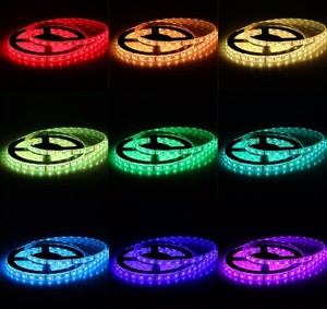 颜色变化100m DC 12V 24V 5050 RGB LED条形灯每卷5M用于广告照明 - Product Image 6