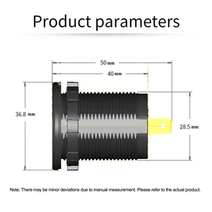 12v快速充电器插座防水电源插座，带电压表12/24V PD + QC3.0双USB充电器手机支架 - Product Image 2