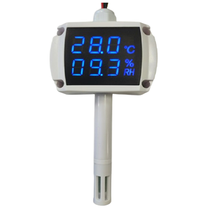 Sensor de temperatura y humedad del higrómetro de salida Modbus RS485 de mejor diseño con pantalla en Control Automático HVAC - Product Image 1