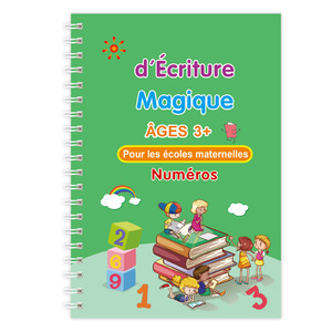 子供のクロスボーダー書道の本数字の文字とマイナスの絵画のワードブックをトレースするフランスの溝 - Product Image 2