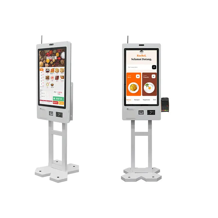 Erogazione di biglietti per l'ordinazione di pagamento chiosco multi touch screen mcdonald chiosco touch chiosco