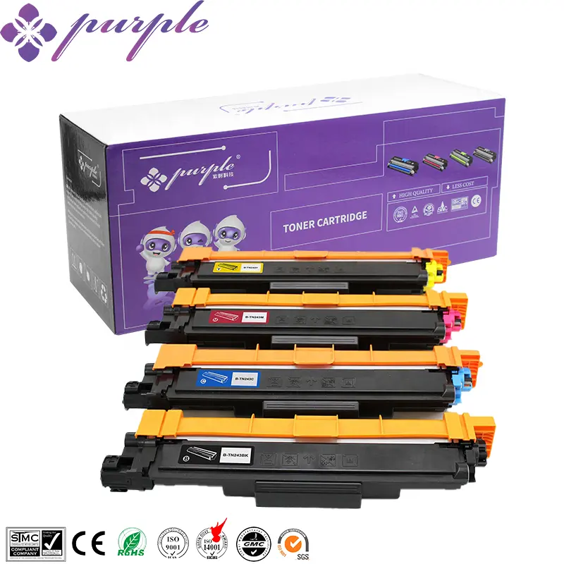 Premium uyumlu lazer renkli toner kartuşu tn 243 tn-243 tn243 TN243 Brother yazıcı toner