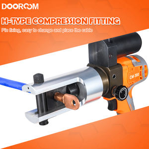 أدوات تغضين هيدروليكية للكابل الطرفي من DOOROOM صغيرة محمولة قابلة لإعادة الشحن ببطارية ليثيوم Cu/Al - Product Image 4