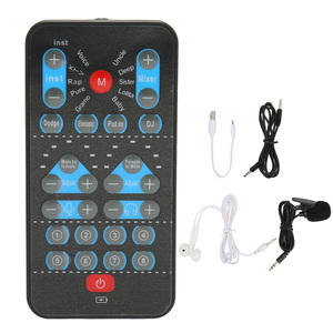 Mini Voice Changer Support Multi Languages Sound Card Voice Changer with 8 Sound Effects for Mobile Phone Computer - Product Image 1
