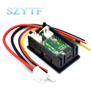 0.28 "led DC0-100V 10A voltmetro digitale amperometro 2 in1 multimetro 12V/24V tensione amperometro Volt Amp Gauge Panel Dual Display - Product Image 5