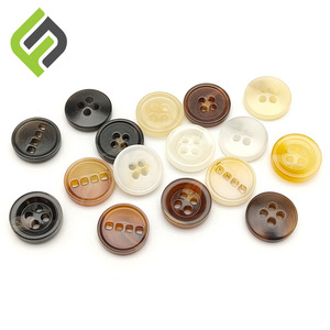 Chất Lượng Tốt Nhựa Hỗn Hợp Hoa Vòng Tốt Sừng Bốn Lỗ T-Shirt Làm Việc Quần Áo Bánh Mì Nút - Product Image 3