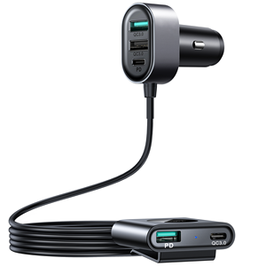 JOYROOM JR-CL05 5-in-1スマートフォン充電器新しい到着PD3.0 QC3.0高速充電アダプティブ1.5Aトラベルカー用出力 - Product Image 2