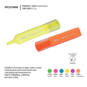BEIFA Highlighter Pen Benutzer definierte Farbe Meißels pitze Markierung stift Extra lange Markierung leistung - Product Image 4